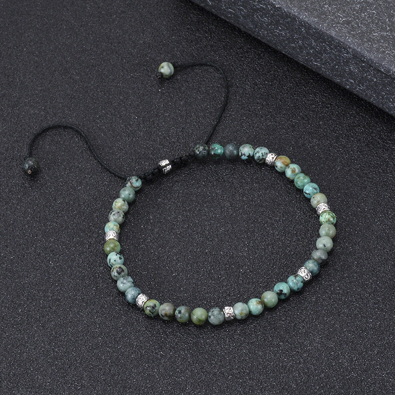 Wholesale Colorful Natural Stone Yoga Bracelet